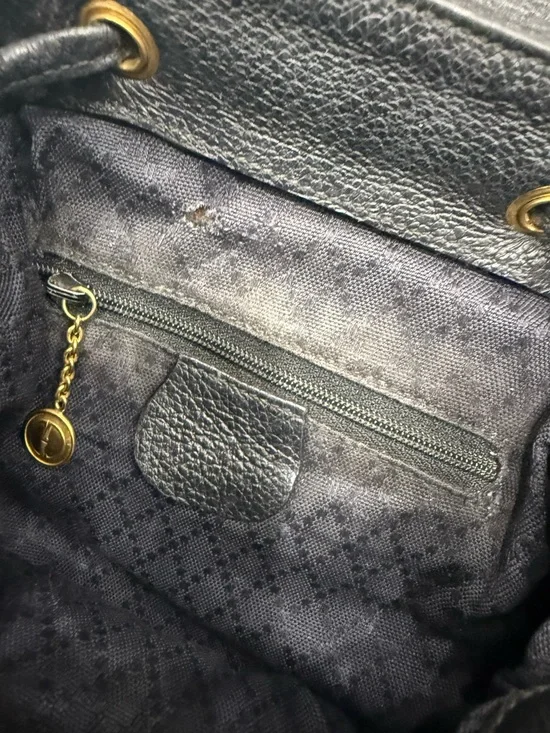 Gucci Mini Bamboo Backpack in Black Suede Leather - Picture 12 of 16